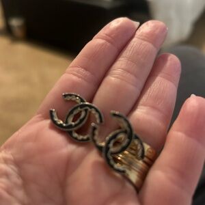 designer inspired C earrings